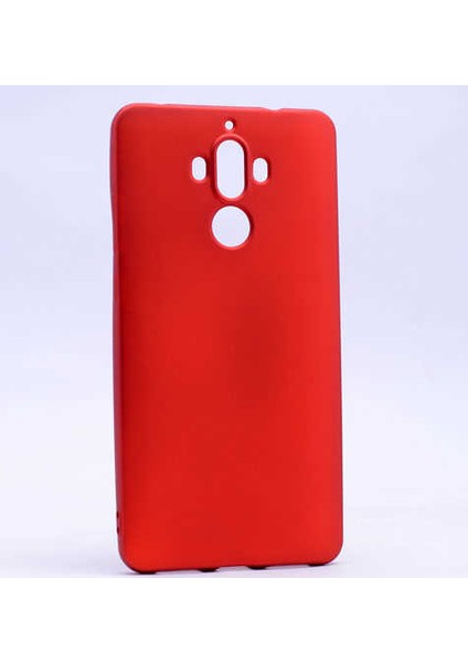 Huawei Mate 9 Kılıf Htstore Zore Premier Silikon-Kırmızı