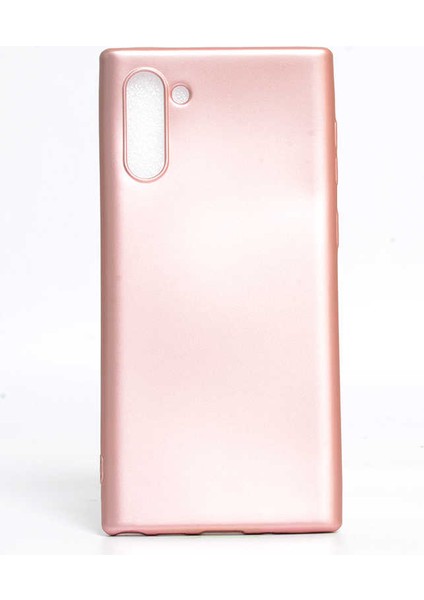 Galaxy Note 10 Kılıf Htstore Zore Premier Silikon-Rose Gold
