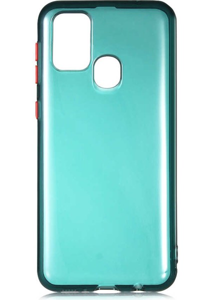 Galaxy M31 Kılıf Htstore Zore Bistro Kapak-Koyu Yeşil