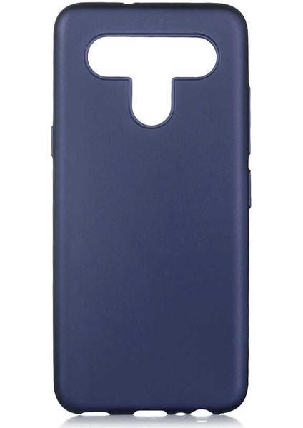 Lg K51S Kılıf Htstore Zore Premier Silikon-Lacivert