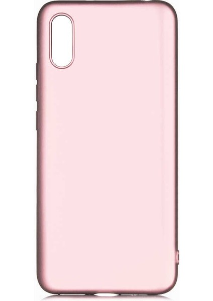Xiaomi Redmi 9A Kılıf Htstore Zore Premier Silikon-Rose Gold