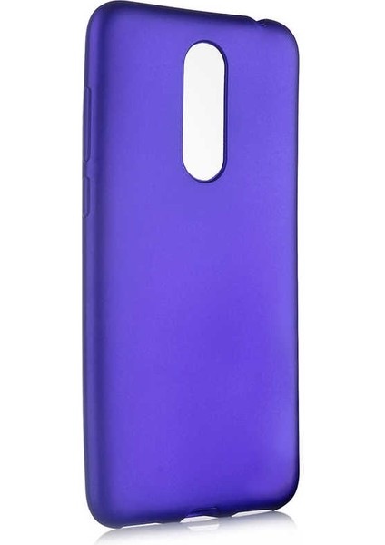 Meizu M6T Kılıf Htstore Zore Premier Silikon-Saks Mavi