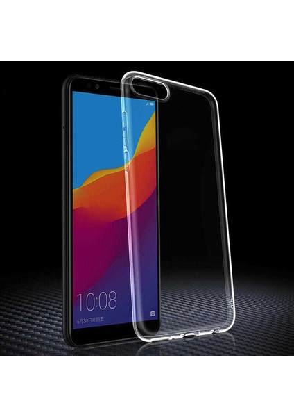 Huawei Y5 2018 Kılıf Htstore Zore Ultra Ince Silikon 0.2 mm