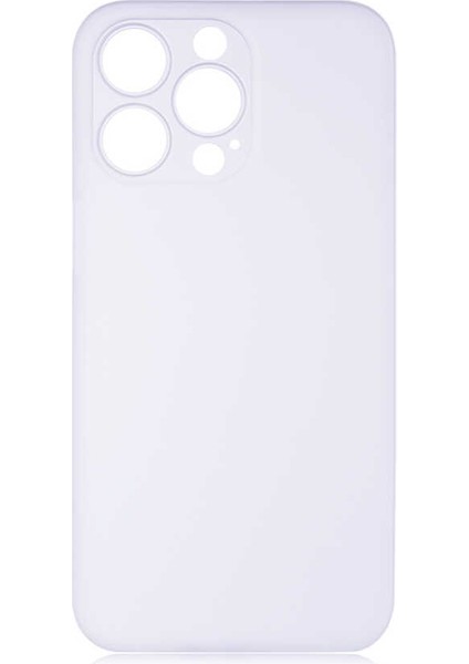 Apple iPhone 13 Pro Max Kılıf Htstore 1.kalite Pp Kapak-Beyaz