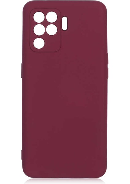 Oppo Reno 5 Lite Kılıf Htstore Zore Mara Lansman Kapak-Koyu Mor