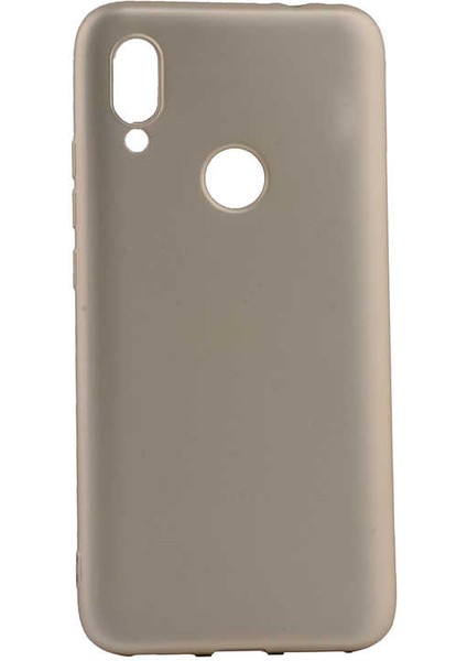 Xiaomi Redmi 7 Kılıf Htstore Zore Premier Silikon-Gold