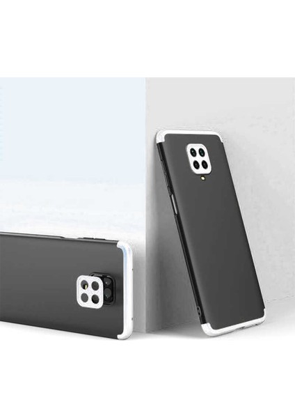Xiaomi Redmi Note 9 Pro Kılıf Htstore Zore Ays Kapak-Siyah-Gri