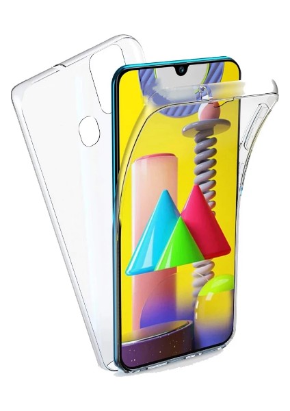 Samsung Galaxy M21 Kılıf Htstore Zore Enjoy Kapak