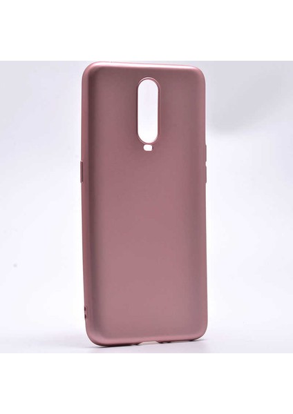 Oppo RX17 Pro Kılıf Htstore Zore Premier Silikon-Rose Gold