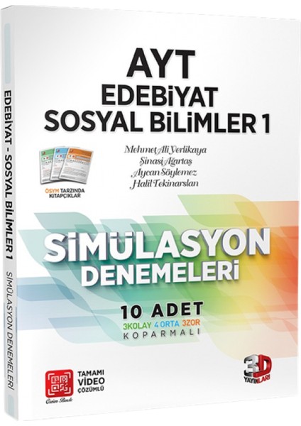 AYT Matematik - AYT Edebiyat Sosyal Bilimler - 1 Deneme
