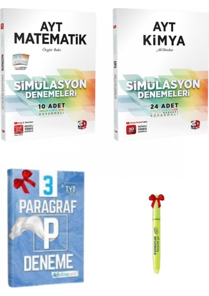 AYT Matematik ve Kimya Simülasyon Denemeleri Tamamı Video Çözümlü