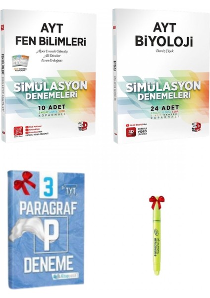 AYT Fen Bilimleri ve Biyoloji Simülasyon Denemeleri Tamamı Video Çözümlü