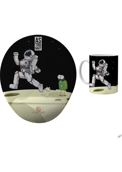 Astronot Space Mousepad ve Kupa Seti