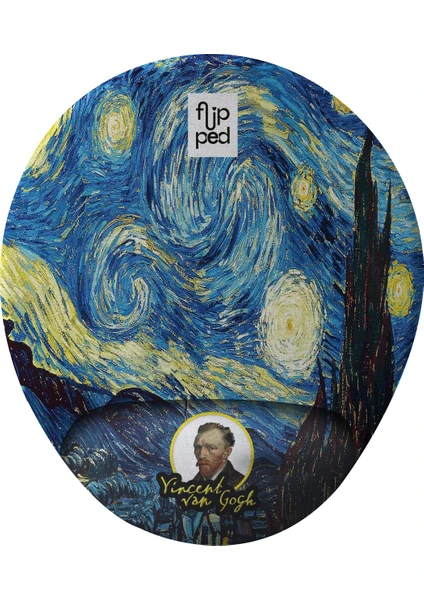 Van Gogh Bilek Destekli Mousepad