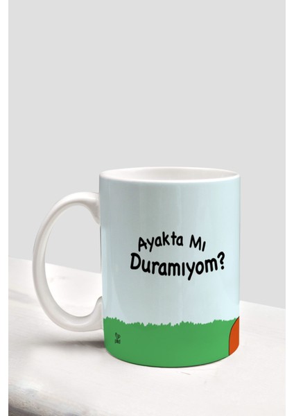 Ayakta Mı Duramıyom Doodle Kupa Bardak