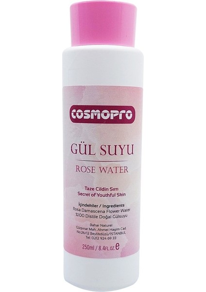 Gül Suyu 250 ml