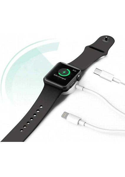 3 In 1 Lightning-Type-C-Wireless USB Şarj Kablosu