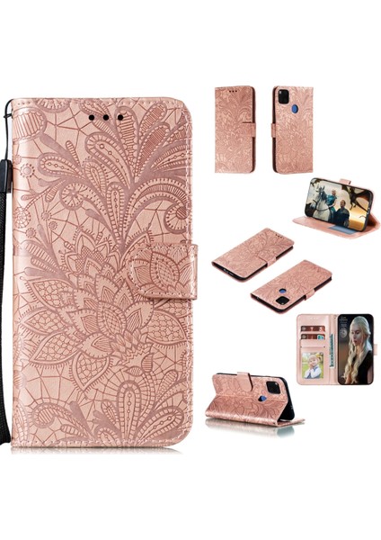 Xiaomi Redmi 9C Deri Kılıf Gül Altın (Yurt Dışından) modelleri