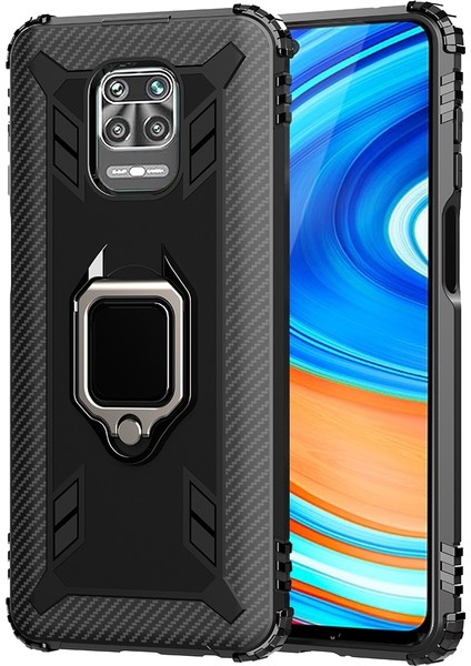 Xiaomi Redmi 10X 5G Karbon Fiber Koruyucu Kasa İçin Siyah (Yurt Dışından)
