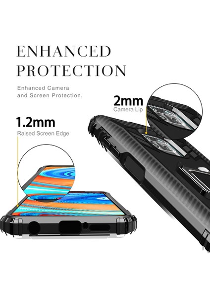 Xiaomi Redmi 10X 5G Karbon Fiber Koruyucu Kasa İçin Siyah (Yurt Dışından) fırsatları