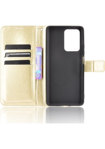 Xiaomi Mi 11T / 11T Pro Gold İçin Çılgın At Doku Kılıfı (Yurt Dışından) fırsatları