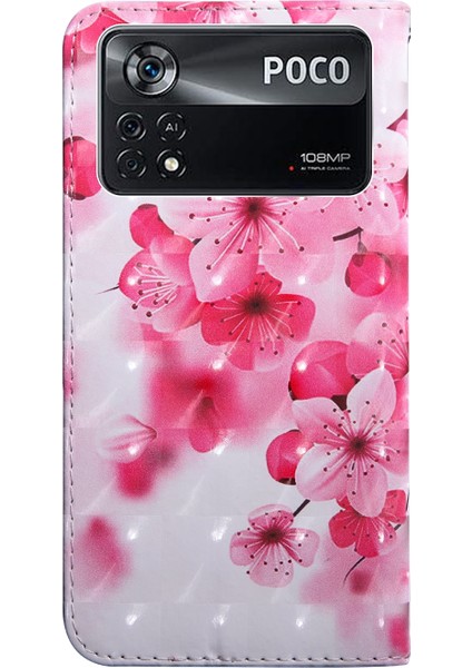Xiaomi Poco X4 Pro 5G Kırmızı Çiçek İçin 3D Boyalı Kasa (Yurt Dışından) modelleri