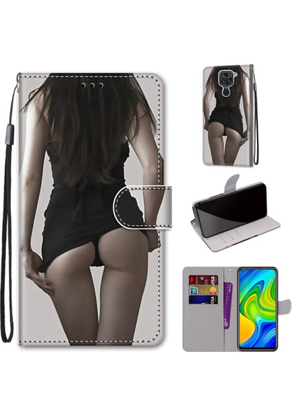 Xiaomi Redmi İçin Note 9 / 10X 4G Çapraz Doku Kılıfı Upskirt (Yurt Dışından) fırsatları