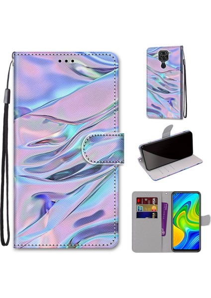 Xiaomi İçin Redmi Not 9 / 10X 4G Çapraz Doku Kılıfı Floresan Su Dokusu (Yurt Dışından) fırsatları