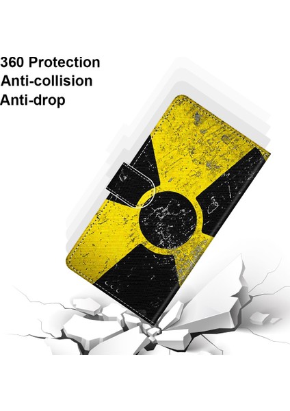 Xiaomi İçin Redmi Not 9 / 10X 4G Çapraz Doku Kılıfı Sarı Siyah Logo (Yurt Dışından) fiyatları