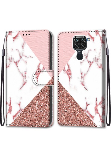 Xiaomi İçin Redmi Not 9 / 10X 4G Çapraz Doku Kılıfı Toz Taş Dokusu (Yurt Dışından)