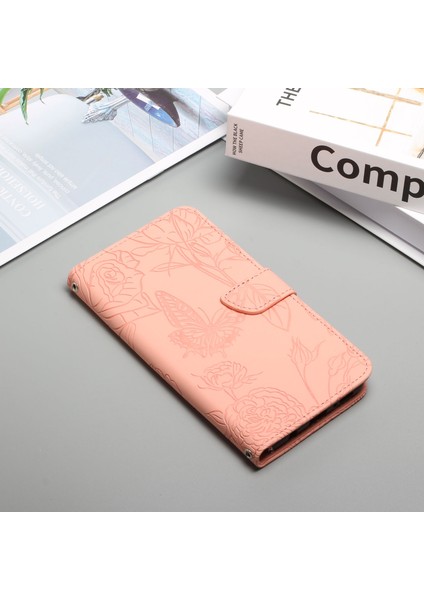 Zte Blade V30 Vita Pink Için Şakayık Deri Kılıf (Yurt Dışından)