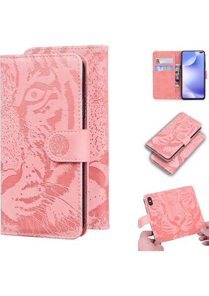 Xiaomi Redmi İçin K30 Deri Kılıf Pembe (Yurt Dışından) modelleri