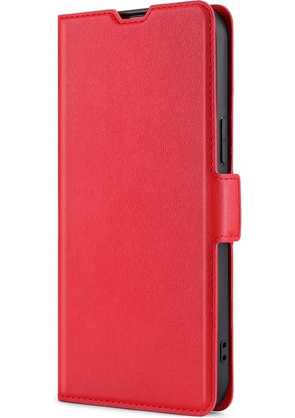 Umidigi A11 Pro Max Red İçin Ultra İnce Voltajlı Deri Kasa (Yurt Dışından)