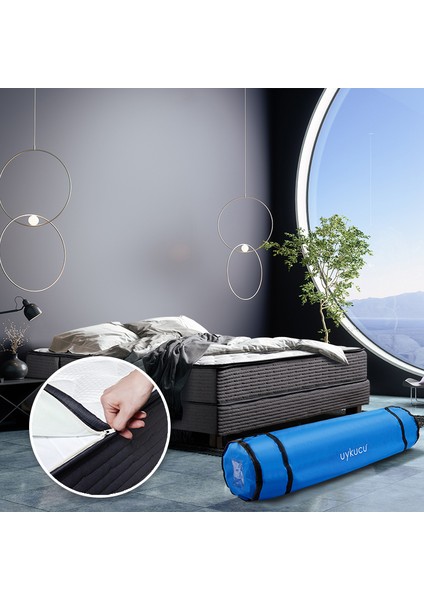 Uykucu Fresh Bliss Çıkarılabilir Pedli Bambu Yatak / Tek Kişilik - 120x200