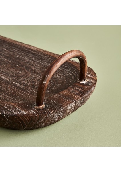 Bavola Kulplu Büyük Tepsi Oval (46,5X20,5X11 Cm) modelleri