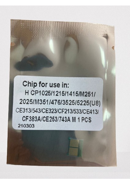 Hp CP1025/1215 Magenta Chıp