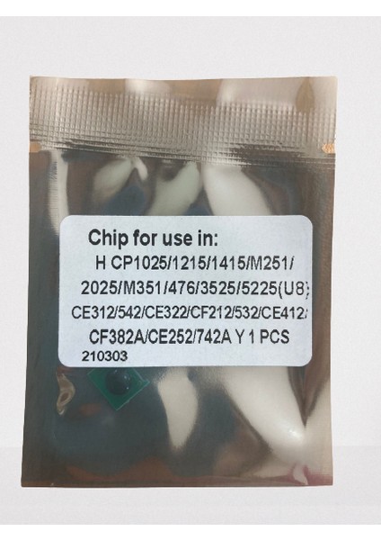 Hp CP1025/1215 Yellow Chıp