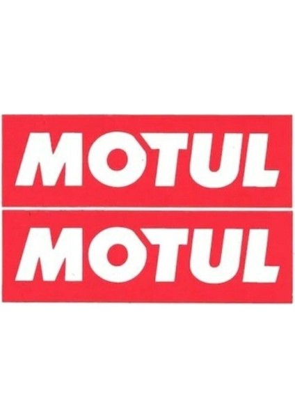 Motul 2 Adet Sticker 15 x 4cm Sticker