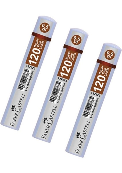 Faber Min 0.5 2b 60MM 120’LI Beyaz 3 Adet