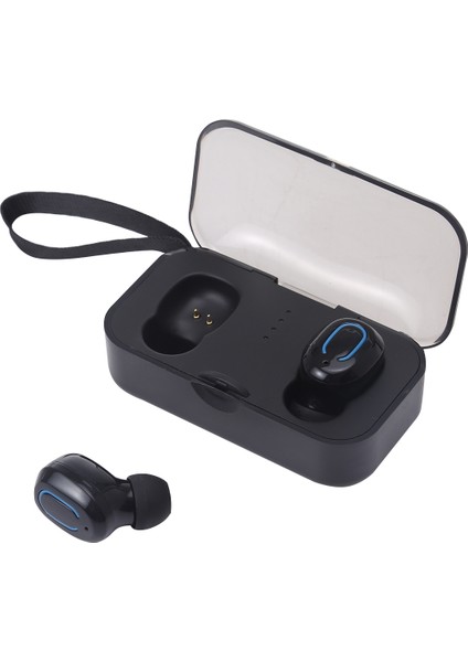 TI8S Tws Göz Kamaştırıcı Wiress Stereo Bluetooth 5.0 Kulaklıklar Siyah (Yurt Dışından)