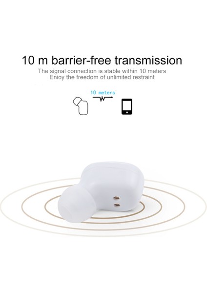 TI8S Tws Göz Kamaştırıcı Wiress Stereo Bluetooth 5.0 Kulaklık Beyaz (Yurt Dışından) modelleri