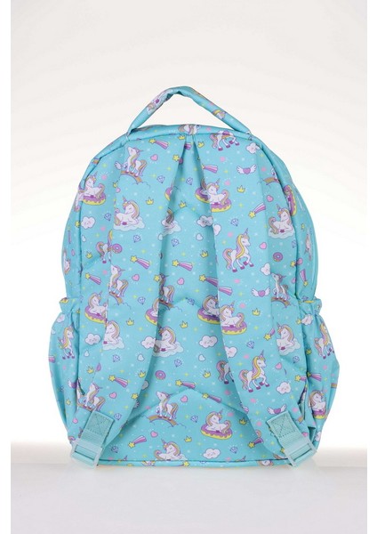 Kids Love Unicorn Okul Çantası 39X29X16 Aynalı Taşlı L5062 modelleri
