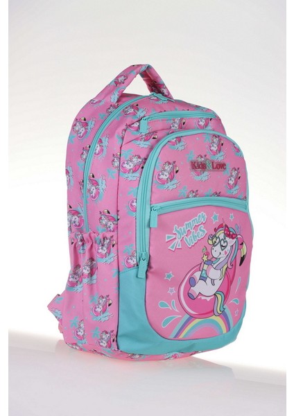 Kids Love Design Pink Unicorn Okul Çantası 39X29X16 L5075 fiyatları