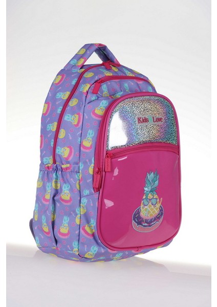 Kids Love Ananas Okul Çantası 39X29X16 Rugan Hologram L5069 fiyatları