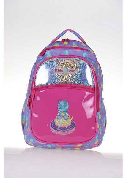 Kids Love Ananas Okul Çantası 39X29X16 Rugan Hologram L5069 fırsatları