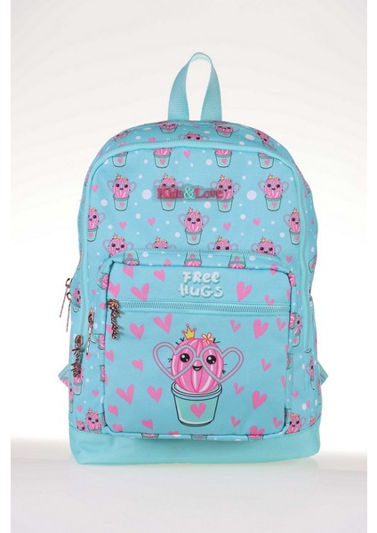 Kids Love Sweet Kaktüs Okul Çantası 39X27X19 L5082