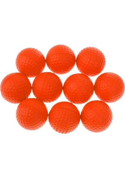 10'lu 42MM Golf Yumuşak Top Golfçü Uygulama Evcil Oyuncak Top Aksesuarları Turuncu (Yurt Dışından) fiyatları