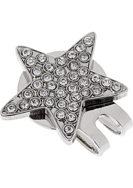 Yıldız Deseni Alaşım Şapkası Klip Golf Top Işaretleri Kapak Vizörü Için Uygun (Yurt Dışından)