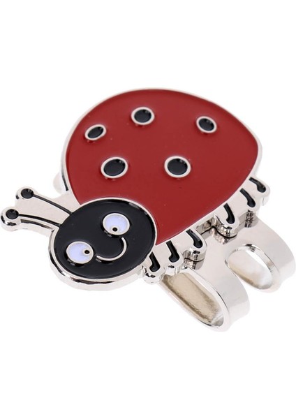 Manyetik Ladybird ile Taşınabilir Alaşım Karikatür Lady Bug Golf Ball Marker (Yurt Dışından)