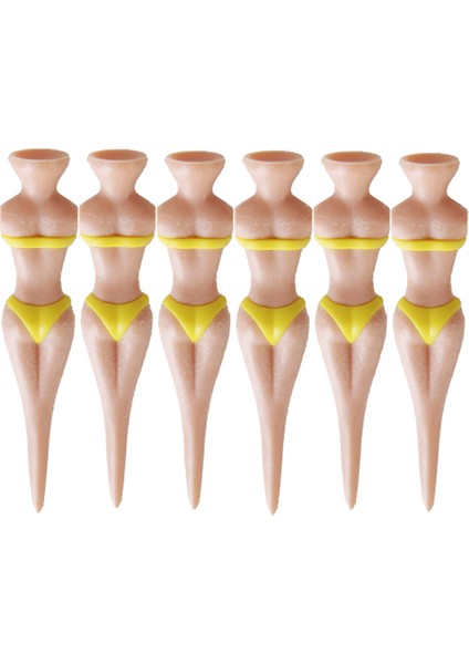 6'lı Lik Bikini Akdın Golf Tees Divot Araçları Şaka Stag Parti Komik (Yurt Dışından) fırsatları
